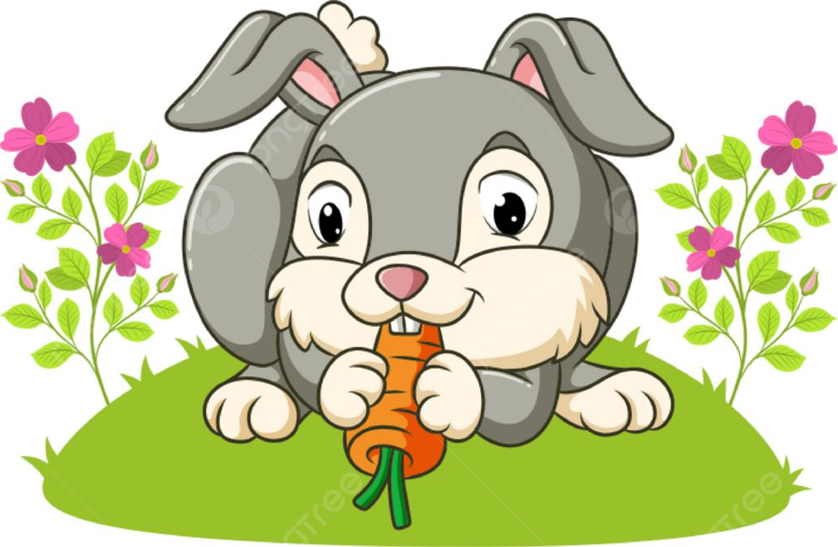 gambar kelinci memakan wortel terbaru